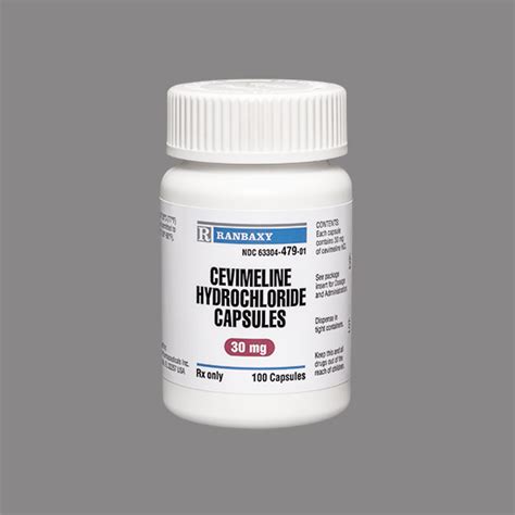 what is cevimeline prescribed for